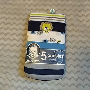 5-pack Gerber Onsies - NEW